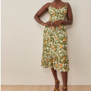 Reformation Embry Dress Orange Grove - 2